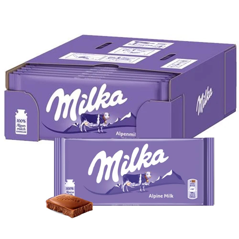 Amazon.co.jp: ミルカ チョコレート アルペンミルク 90g : 食品・飲料